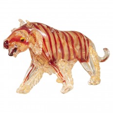 Murano glass roaring tiger by Barovier